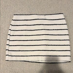 H&M Striped Mini Skirt Size 14